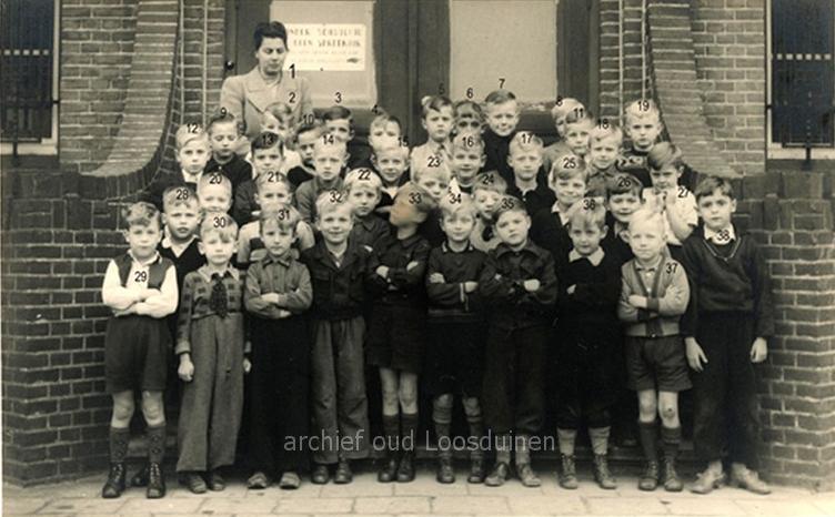 25 jarig schooljubileum W. van Velzen Sint Petrusschool klas 1A