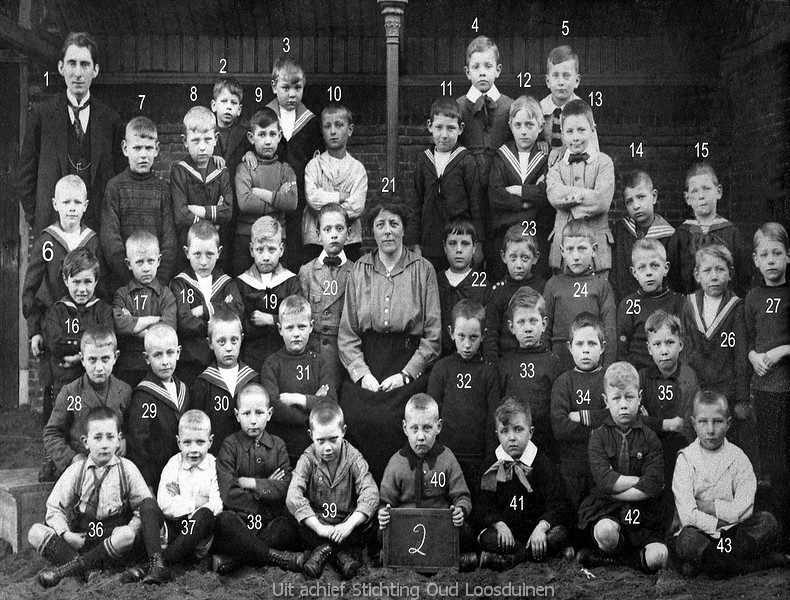 2e klas Sint Petruschool1921