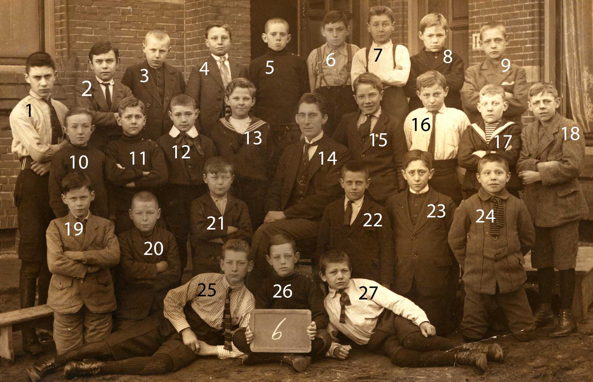 6e klas Sint Petrusschool 1921